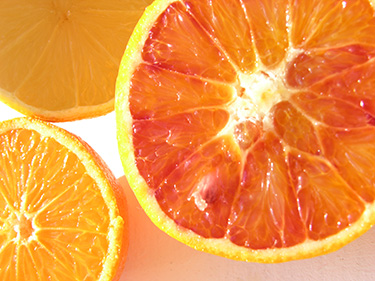 Naranjas partidas